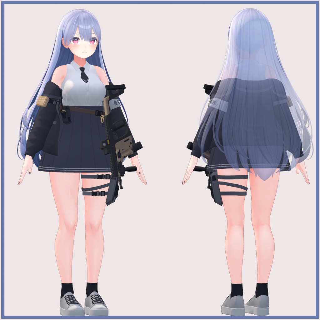 Kikyo 桔梗用、PB対応)スリーブレスブラウス &KrissVector SleevelessBlouse &KrissVector
