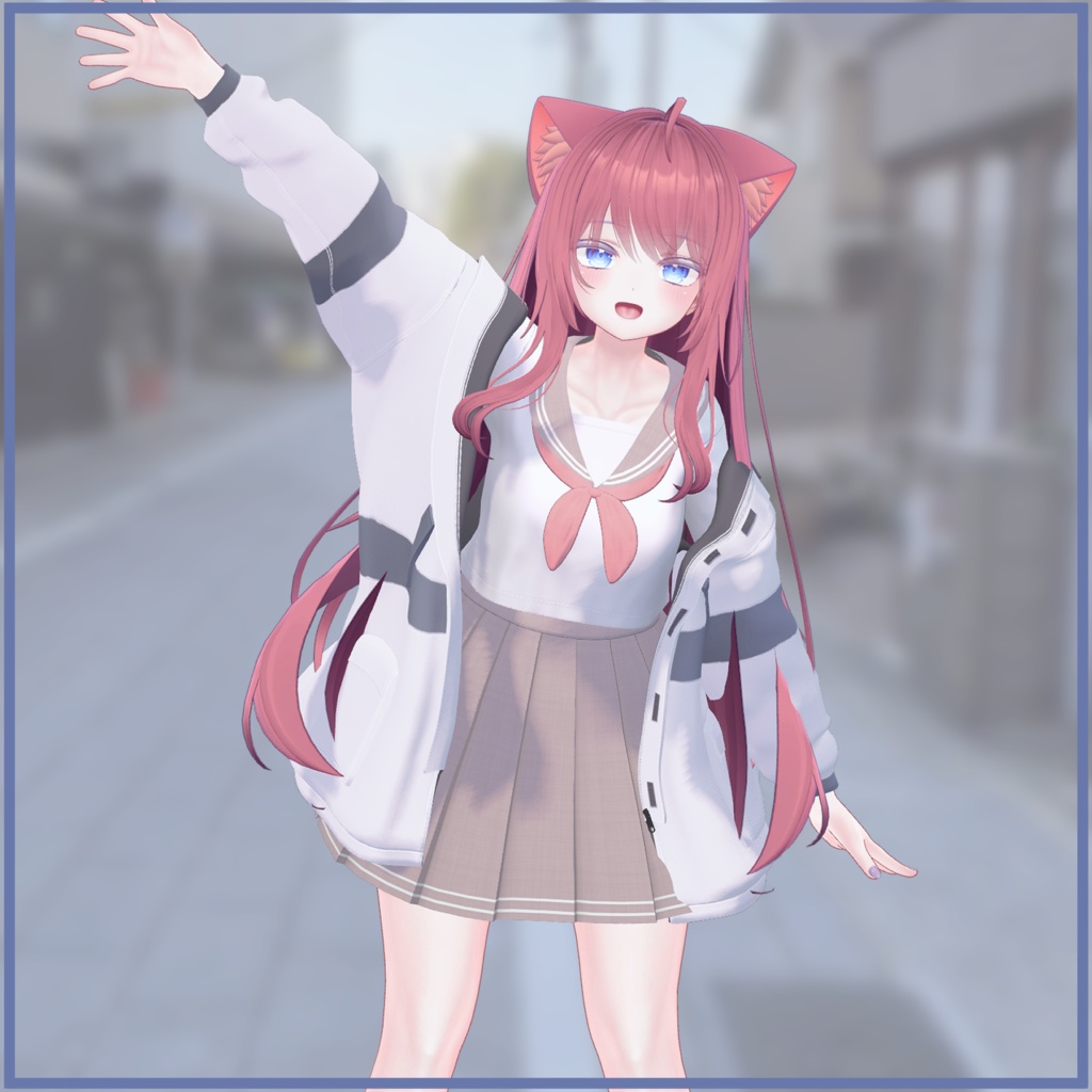 萌用 Moe、PB対応)セーラー服&フードパーカー Sera&HoodParka