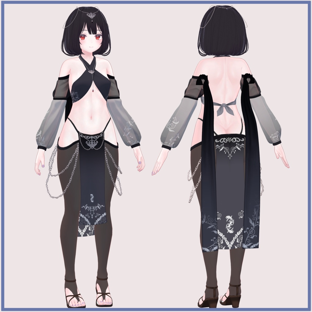 萌用 Moe、PB対応)踊り子衣装セット ArabicDancerClothesSet