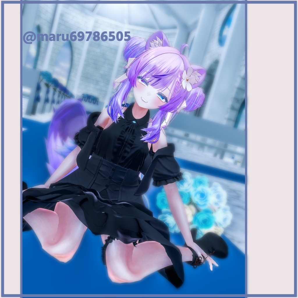 【4アバター対応】ラッフルドリボンドレスセット RuffledRibbonDressSet