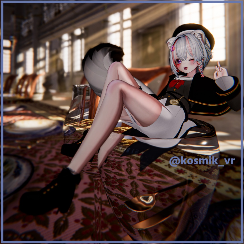 【3アバター対応】 魔法学校の制服セット Uniform set for Magic School