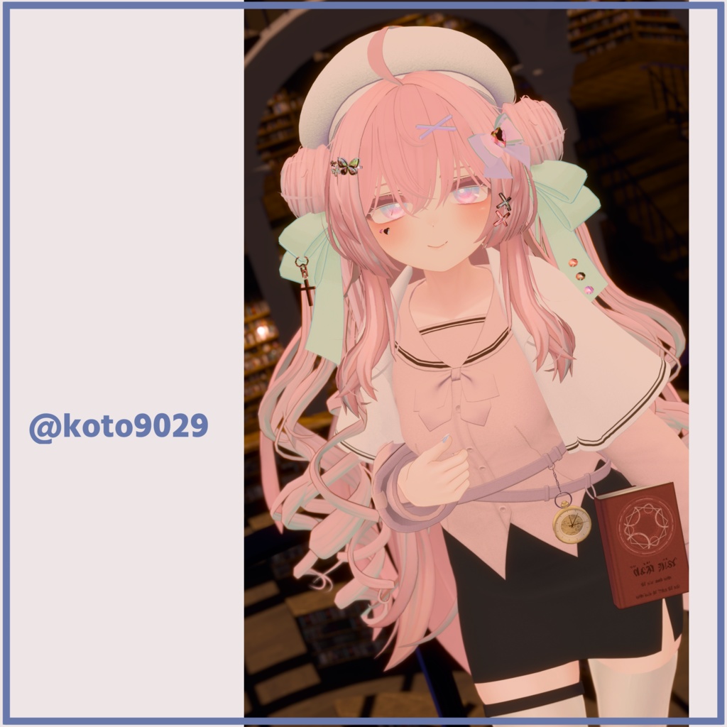 【3アバター対応】 魔法学校の制服セット Uniform set for Magic School