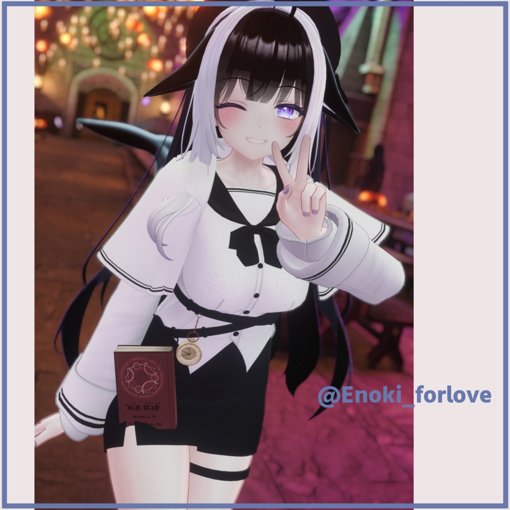 【3アバター対応】 魔法学校の制服セット Uniform set for Magic School