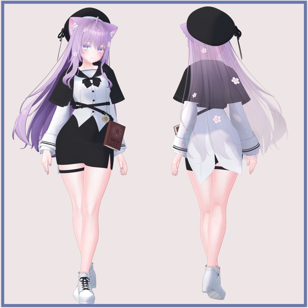 【3アバター対応】 魔法学校の制服セット Uniform set for Magic School