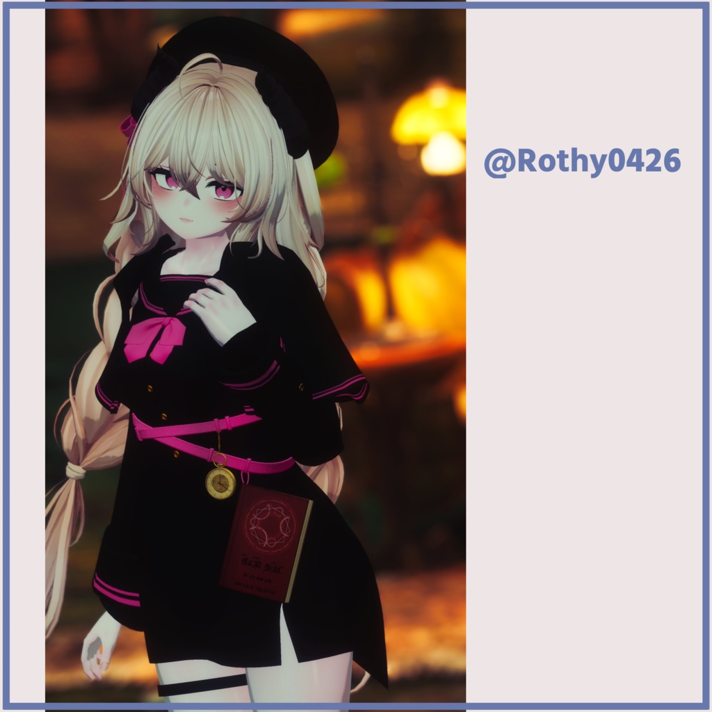 【3アバター対応】 魔法学校の制服セット Uniform set for Magic School