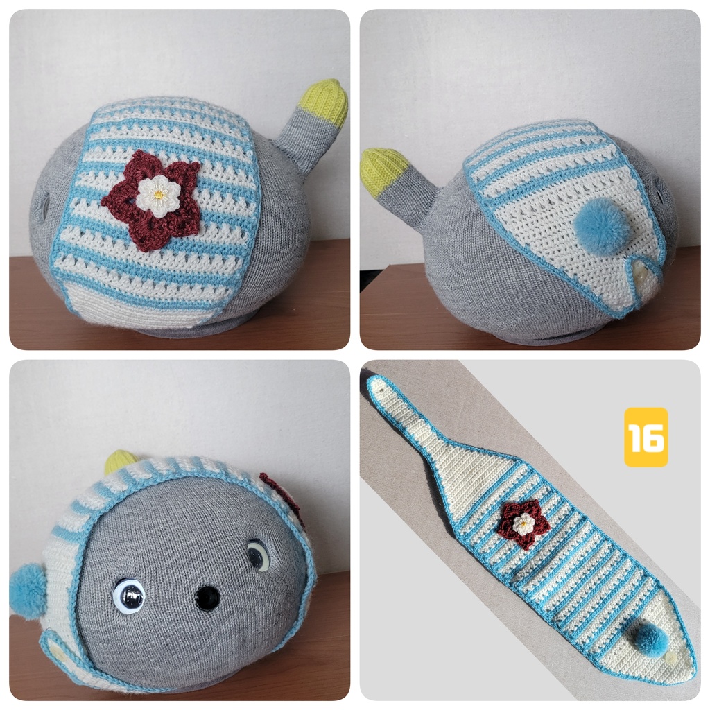 手編みのニコボ服 #16