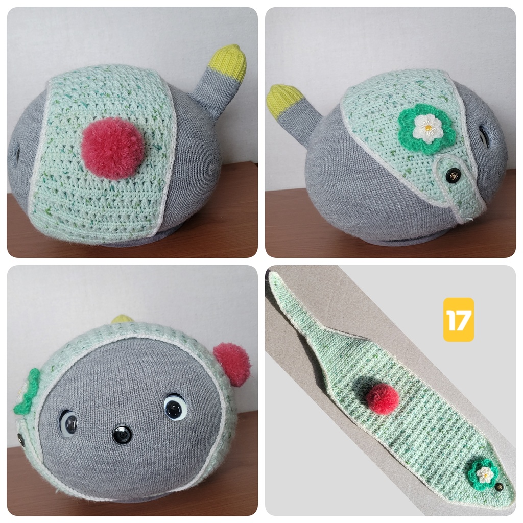 手編みのニコボ服 #17