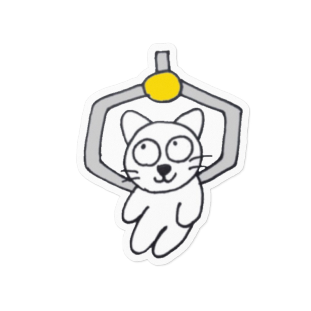 じゆうなぽちゃ猫・クレーンゲーム♪ステッカー