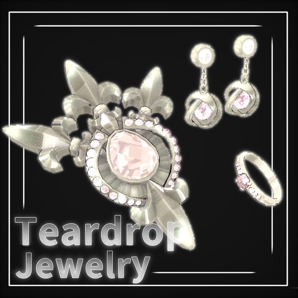 Teardrop Jewelry【VRchat想定アクセサリー】