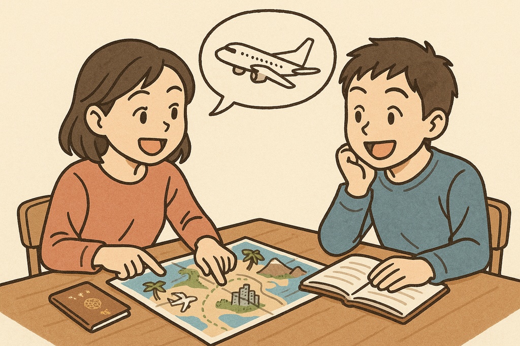 【初級】旅行の計画を立てよう!会話アクティビティ(みんなの日本語14課~19課復習用)