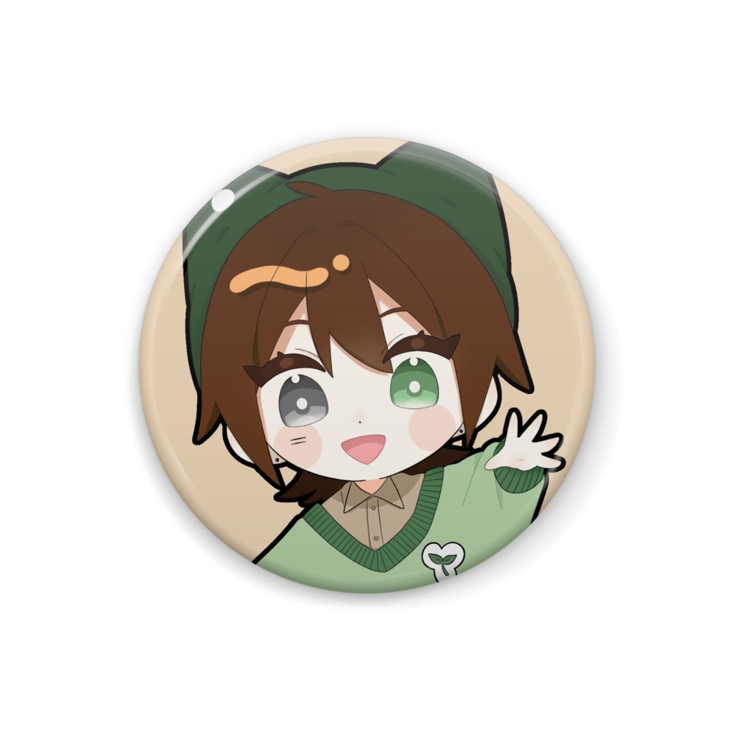 茶々丸くん缶バッジ