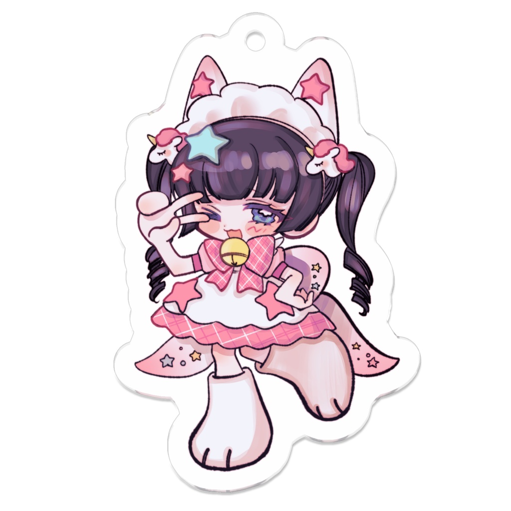 ももきゅあ︎︎⟡きゅ〜ぷらアクキー