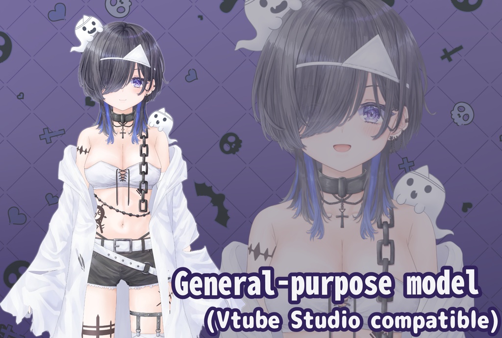 【General-purpose model] Ghostly(?) Girl Vtuber 
