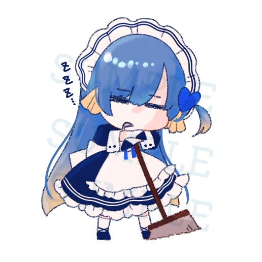 【2周年記念 受注生産】居眠り中ホロくんのアクスタ