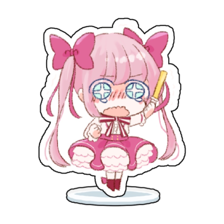 推し活キティのアクスタ