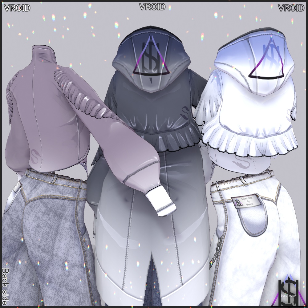 Wing Frills Spring Mods Coat set【VRoid】