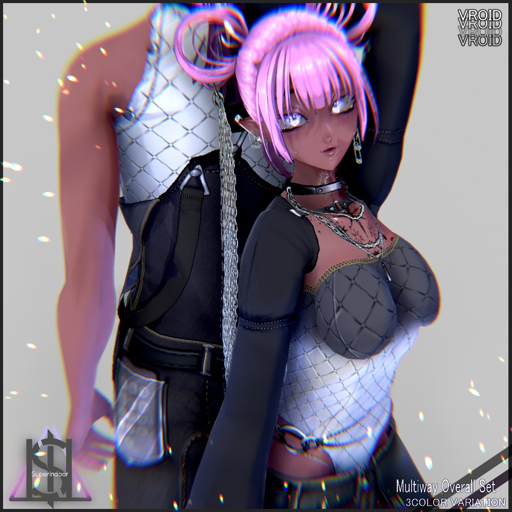 Multiway Overall set【VRoid】Female