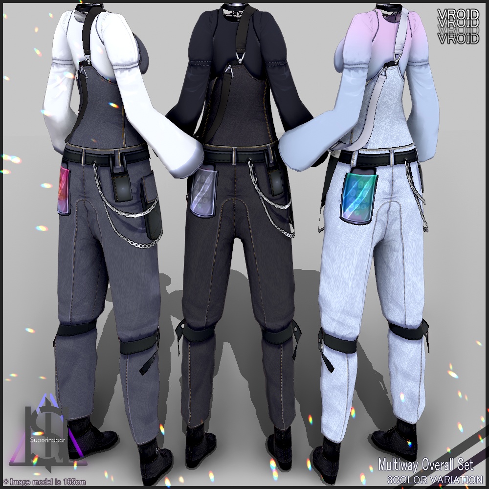 Multiway Overall set【VRoid】Female