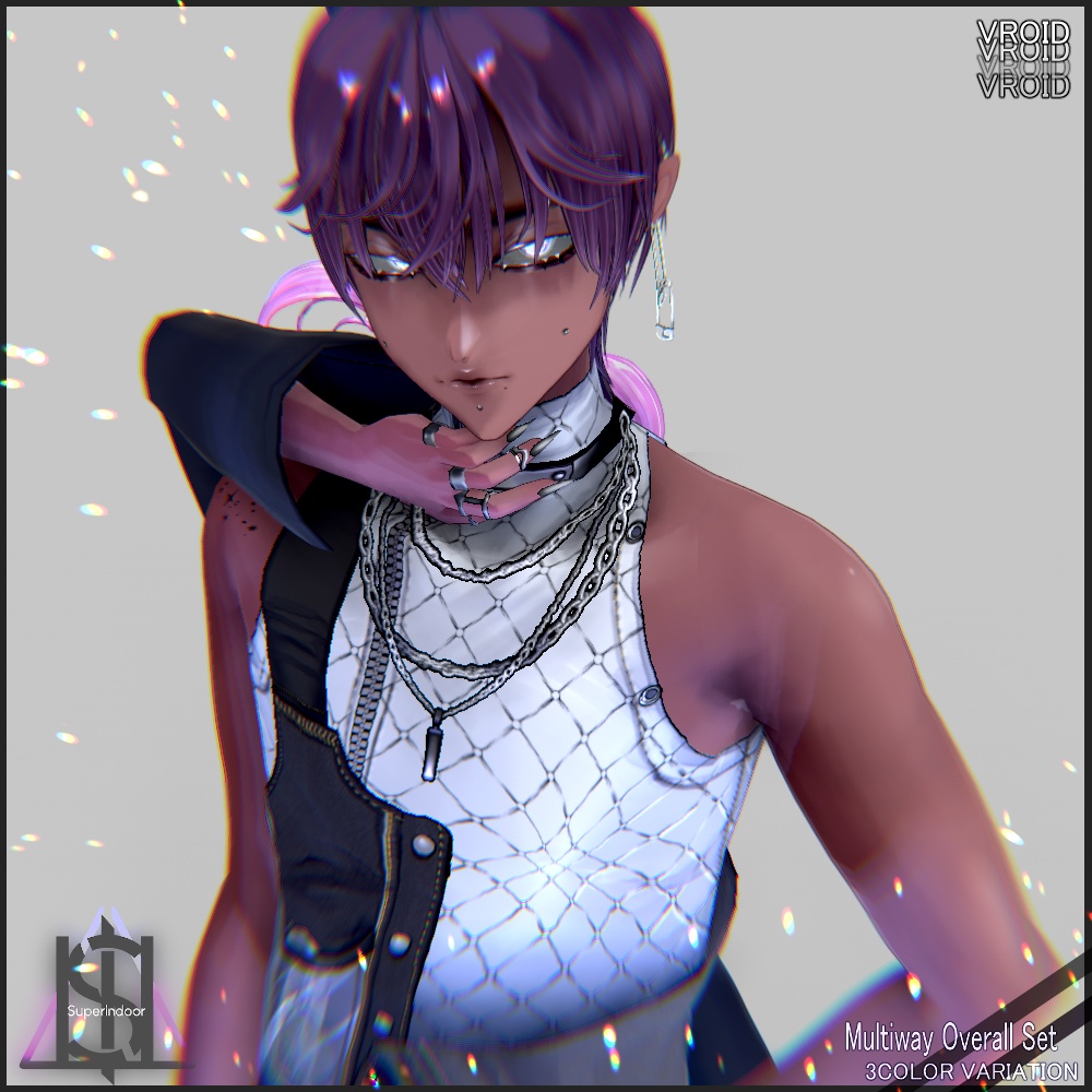 Multiway Overall set【VRoid】Male