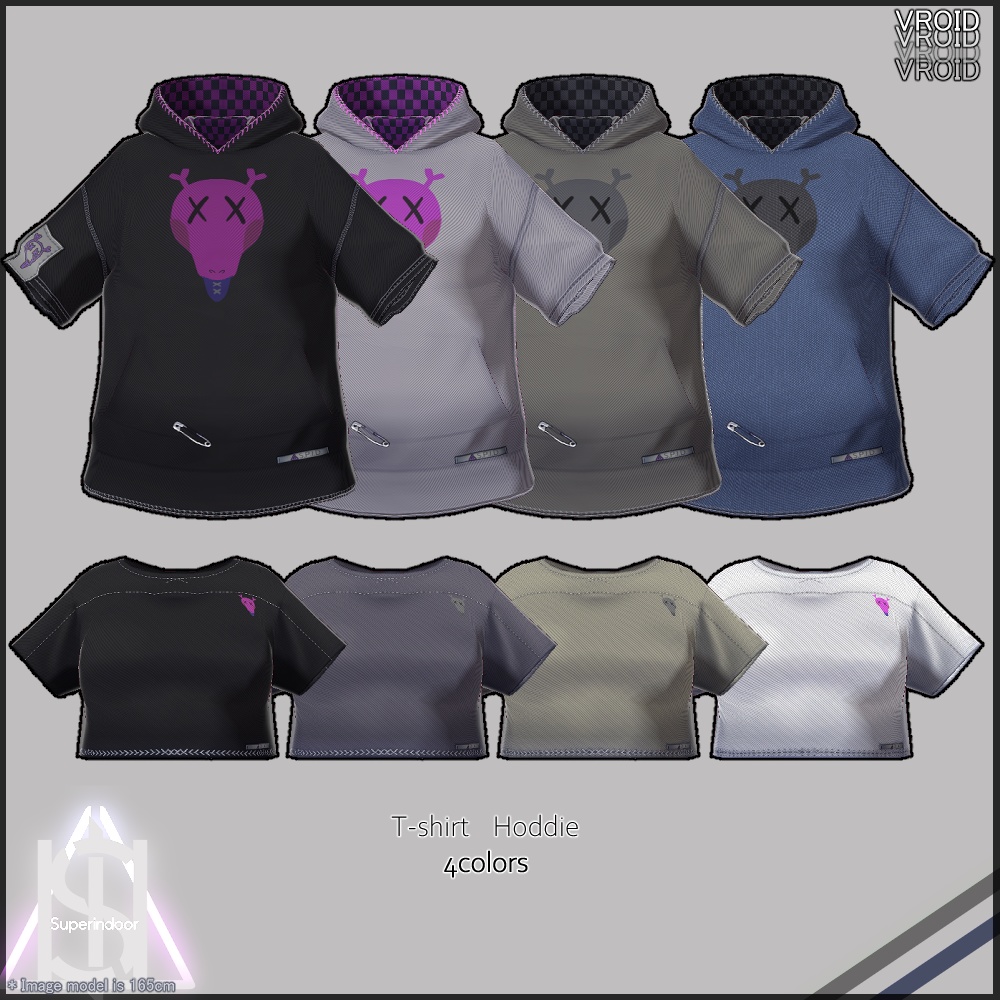 Checkered Casual【VRoid】