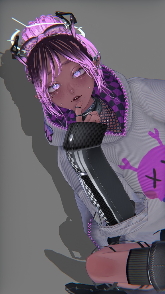 Checkered Casual【VRoid】