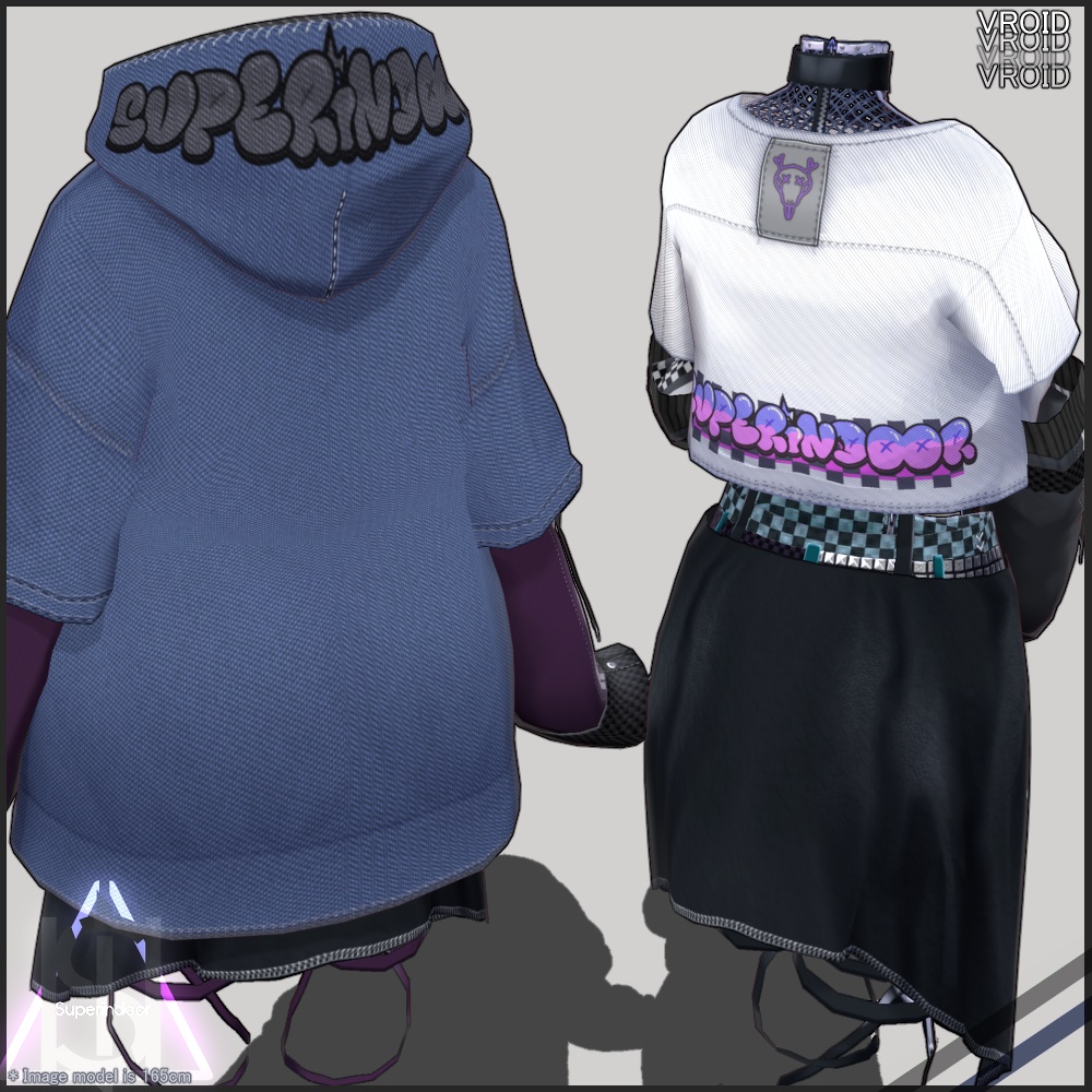 Checkered Casual【VRoid】