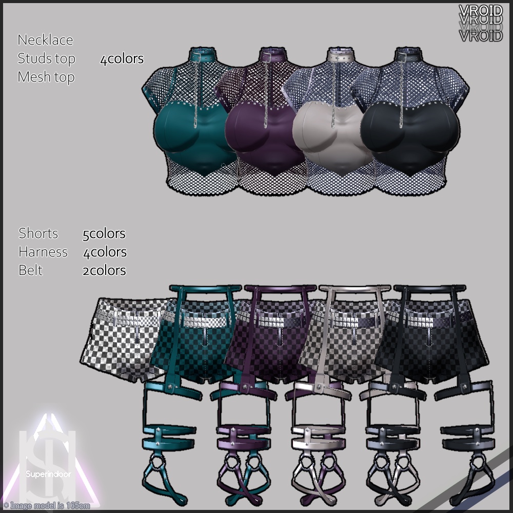 Checkered Casual【VRoid】