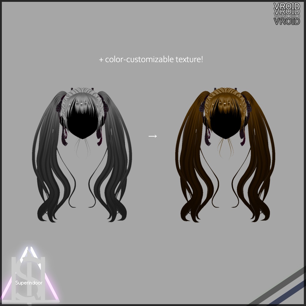 Hair style BIANCA 【VRoid】