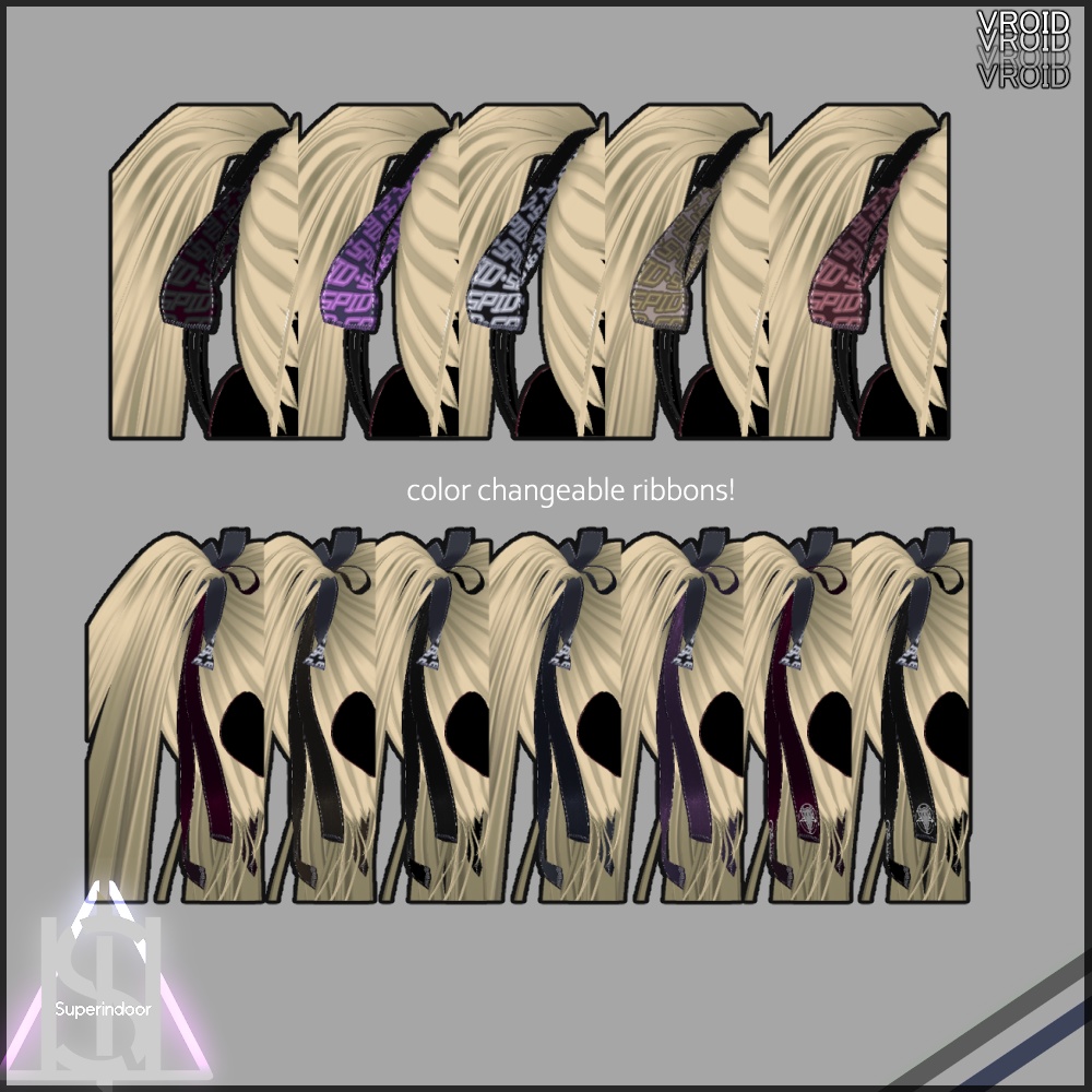 Hair style BIANCA 【VRoid】