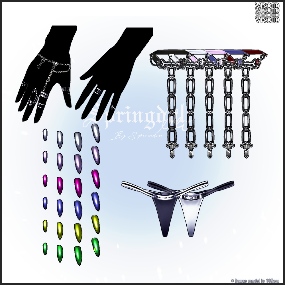 Puka shell 【Vroid】