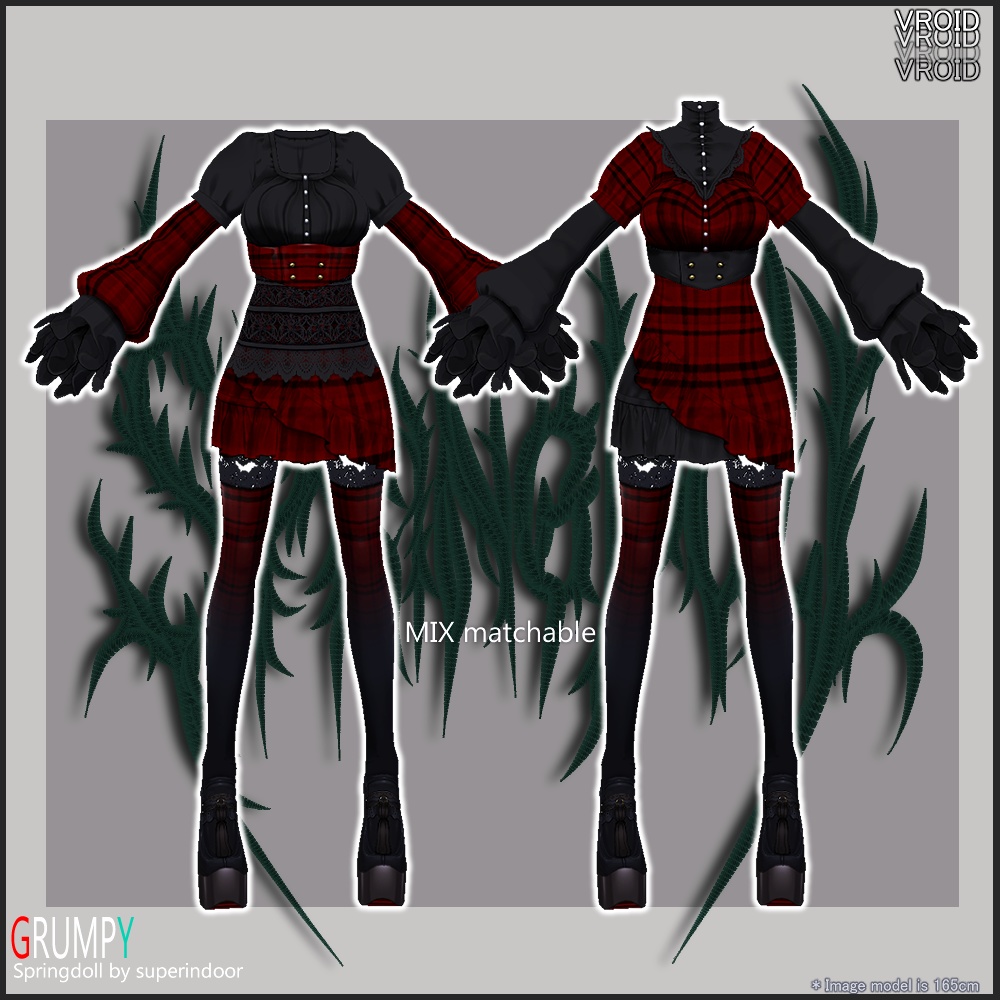 Grumpy【 #Vroid 】#superindoor