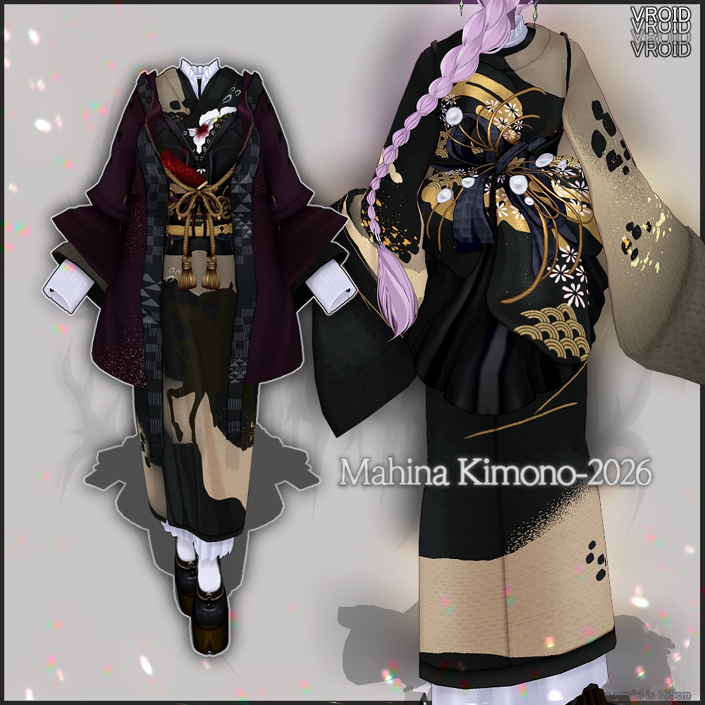 MahinaKimono-2026【 #Vroid 】#superindoor
