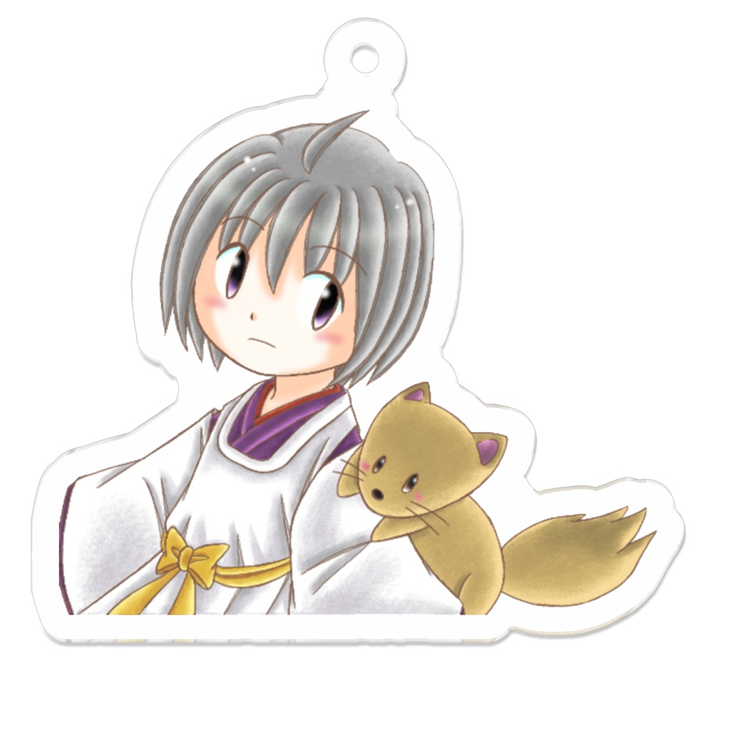 うちの子とキツネのアクキー