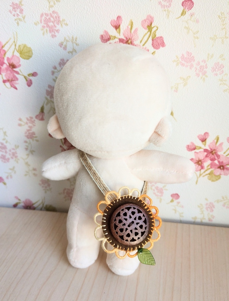 ぬい小物 向日葵モチーフポシェット