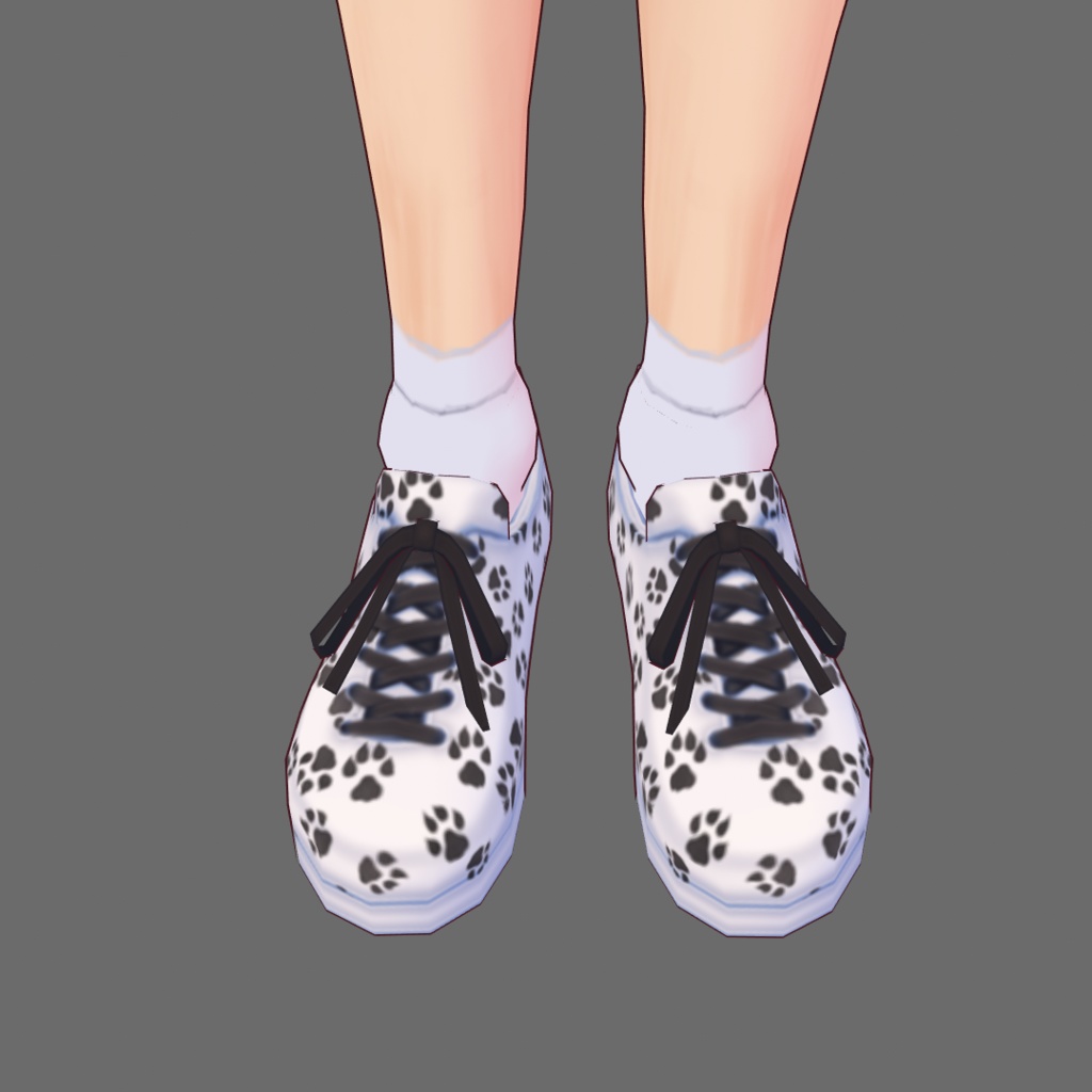 【VRoid用テクスチャ】ニクキュウパーカー&スニーカーセット【試着有】