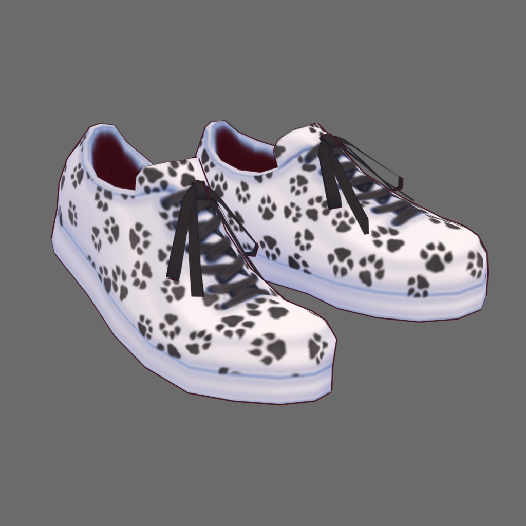 【VRoid用テクスチャ】ニクキュウパーカー&スニーカーセット【試着有】