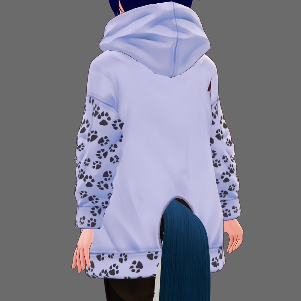 【VRoid用テクスチャ】ニクキュウパーカー&スニーカーセット【試着有】