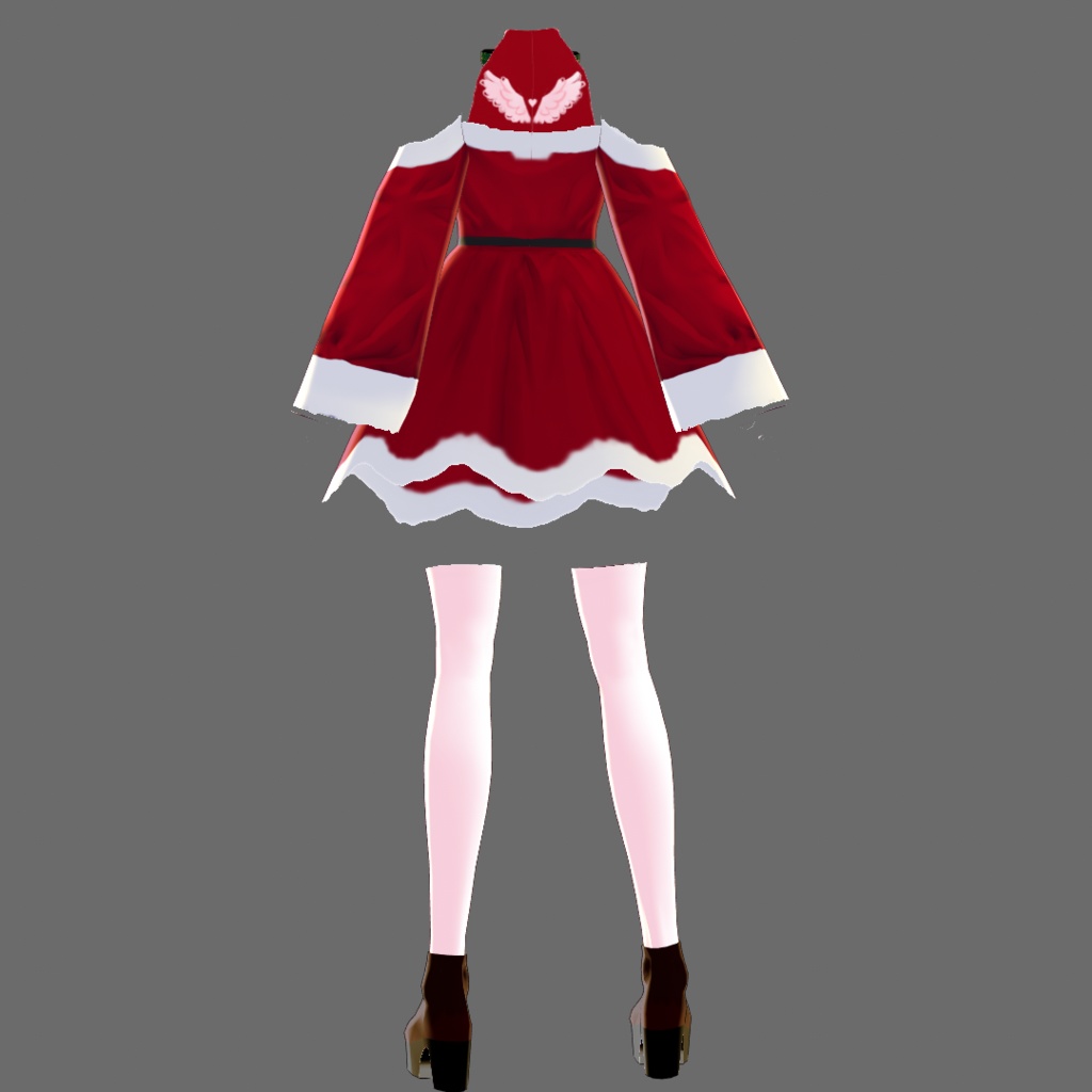 【VRoid用テクスチャ】クリスマス衣装セット
