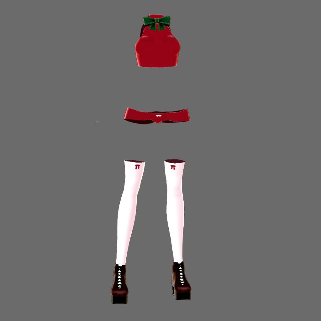 【VRoid用テクスチャ】クリスマス衣装セット