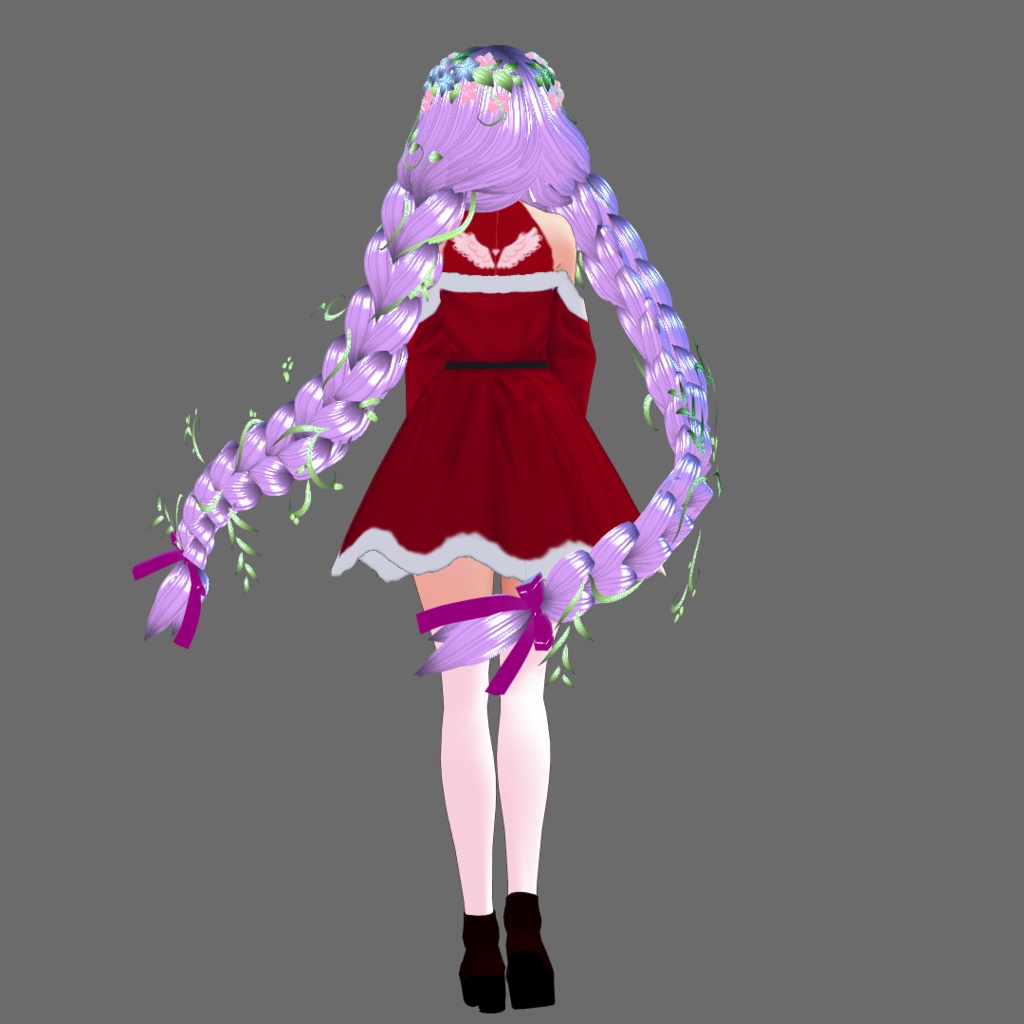 【VRoid用テクスチャ】クリスマス衣装セット