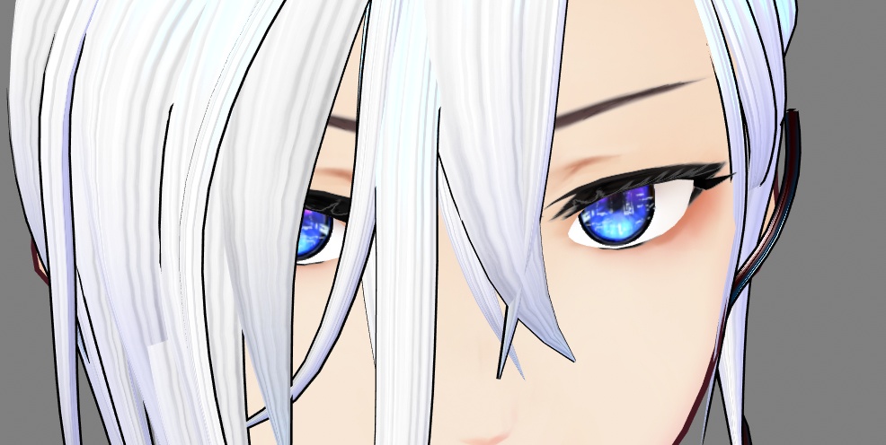 【VRoid用テクスチャ】デルタ風瞳セット【瞳】