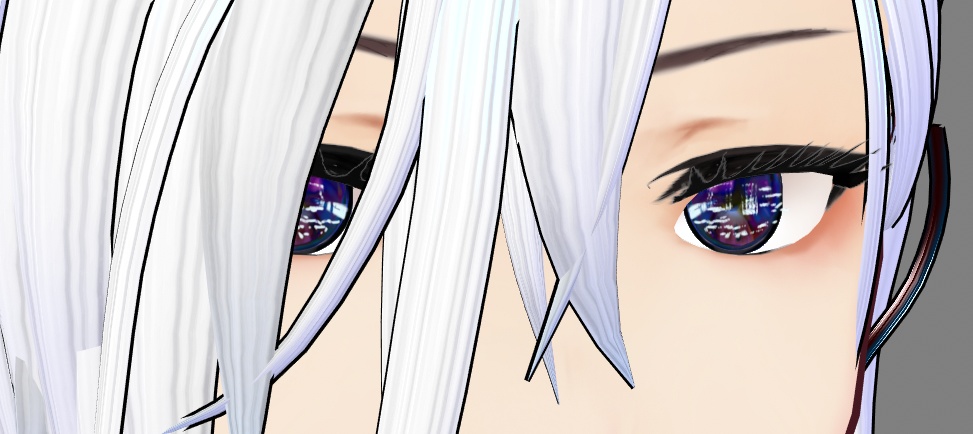 【VRoid用テクスチャ】デルタ風瞳セット【瞳】