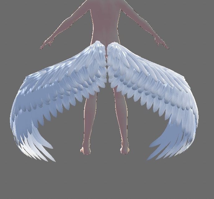 【VRoidデータ】腰辺りの翼【Bell-One】