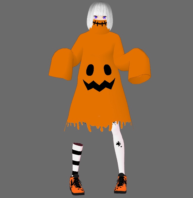 【VRoid用テクスチャ】おばけセット