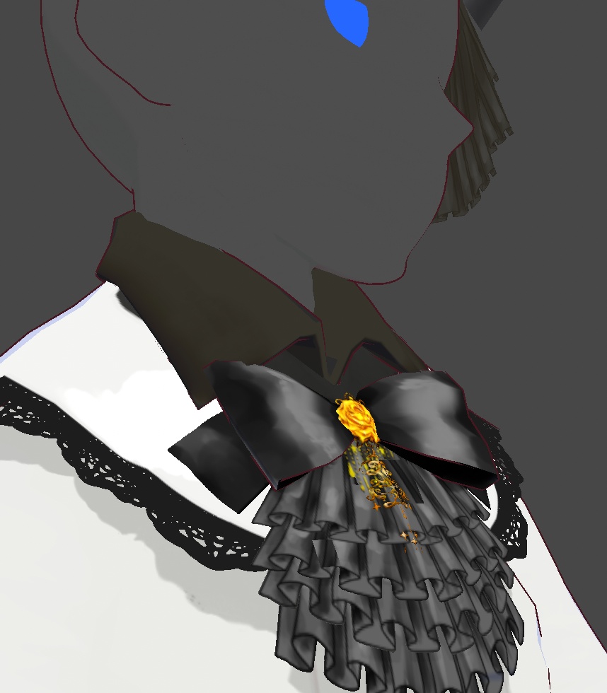 【VRoid用衣装】ワンピースコートセット【Bell-One】