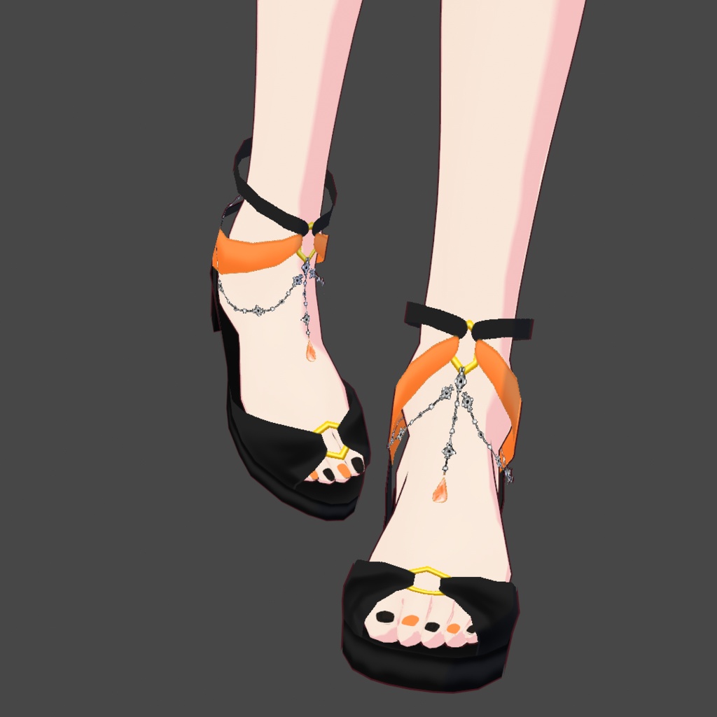 【改良版】【VRoid用衣装】水着2022 ブラック×自在カラーセット【Bell-One】