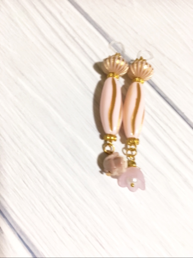 かぼちゃと鈴蘭ピアス