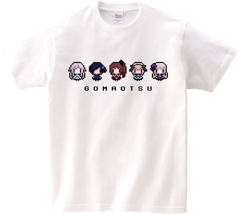5乙女ドットキャラTシャツ