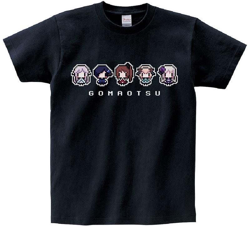 5乙女ドットキャラTシャツ