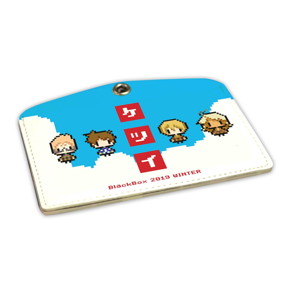 ケツイドット絵パスケース&ICカードステッカー